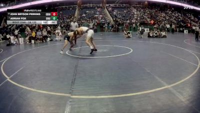 2A 132 lbs Cons. Semi - John Bryson Perkins, Charles D. Owen High School vs Adrian Fox, Chase