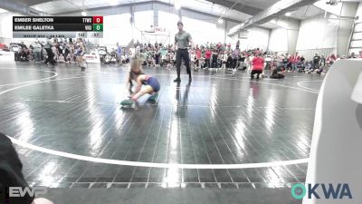 49 lbs Rr Rnd 1 - Ember Shelton, Team Tulsa Wrestling Club vs Emilee Galetka, Viking Wrestling Club