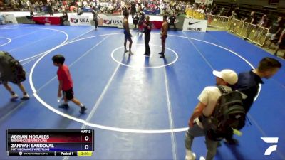 79 lbs Cons. Round 1 - Armando Vega, California vs Jeicatl Alonso, California