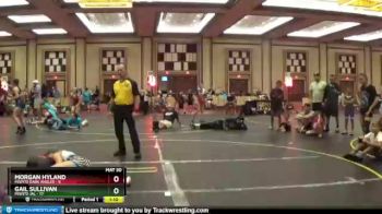 84 lbs Round 5 (8 Team) - Morgan Hyland, Misfits Dark Angles vs Gail Sullivan, Misfits JAL