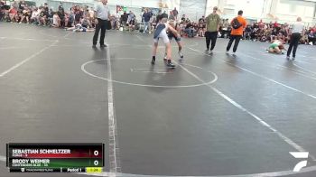 110 lbs Round 4 (6 Team) - Brody Weimer, Contenders Blue vs Sebastian Schmeltzer, Forge