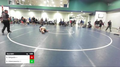 157 lbs Consi Of 32 #2 - Gabriel Delgado, NV vs Syler Zdanczewicz, WI