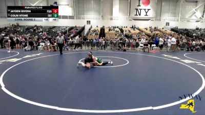 106 lbs Cons. Round 3 - Jayden Rivera, Purple Eagles Wrestling Academy vs Colin Stone, Shenendehowa Wrestling Club