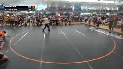 120 lbs Cons. Round 3 - Anthony Rini, West Geauga vs Jacob Collier, Unattached