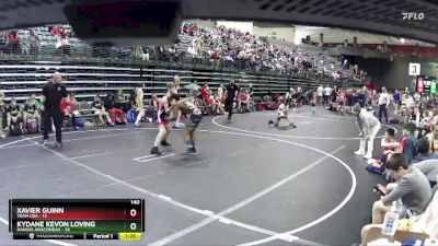 140 lbs Semis & 1st Wrestleback (8 Team) - Xavier Guinn, Team USA vs KyDane Kevon Loving, Kansas Anacondas