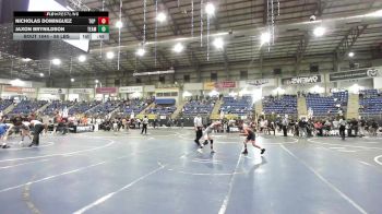 86 lbs 2nd Place - Nicholas Dominguez, Top Notch vs Jaxon Brynildson, Team Grand Valley Elite