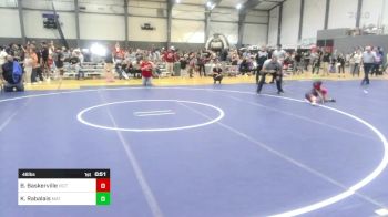 46 lbs Rr Rnd 2 - Bella Baskerville, Victory Wrestling-Central WA vs Kinley Rabalais, Mat Demon WC