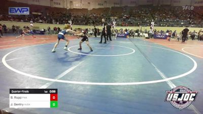 52 lbs Quarterfinal - Beckett Rupp, Perry Wrestling Academy vs Jett Gentry, Husky Wrestling Club