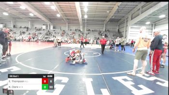 95 lbs Rr Rnd 1 - Ethan Thompson, All-American Wrestling Club vs Kent Clark, NC National Team