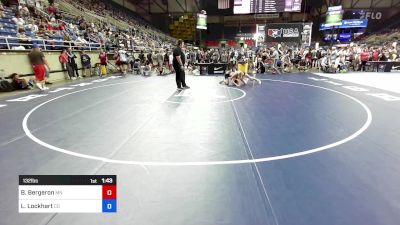 132 lbs Rnd Of 128 - Brody Bergeron, MN vs Landon Lockhart, CO