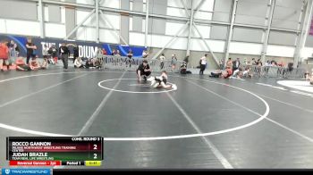 102 lbs Cons. Round 3 - Rocco Gannon, Inland Northwest Wrestling Training Center vs Judah Brazle, Team Real Life Wrestling