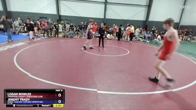 150 lbs Cons. Round 3 - Logan Bowles, Thurston County Wrestling Club vs Jeremy Frady, CNWC Concede Nothing Wrestling Club