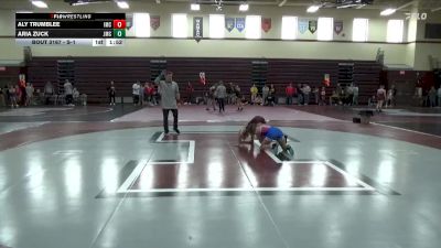 S-1 lbs 7th Place Match - Aria Zuck, Jesup Mat Club vs Aly Trumblee, Indee Mat Club