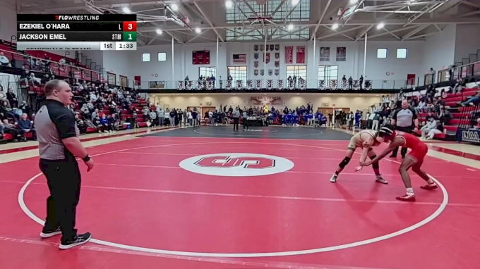 138 lbs Semifinals (8 Team) - Ezekiel O`Hara, Laurel H S vs Jackson ...