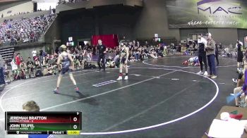 90 lbs Round 3 (4 Team) - Jeremiah Bratton, Kansas Python vs John Teufel, Kansas Mamba