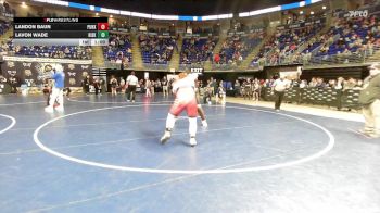 252 lbs Round Of 16 - Landon Baun, Punxsutawney vs LaVon Wade, Kiski Area