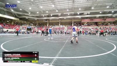 95 lbs Quarterfinal - Elijah Armenta, JUIC3 ACAD3MY vs Gabriel Stevens, Greater Heights Wrestling