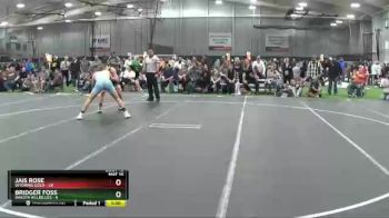 145 lbs Placement Matches (8 Team) - Bridger Foss, Dakota Hillbillies vs Jais Rose, Wyoming Gold