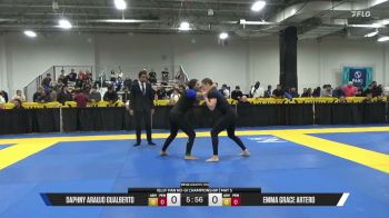 Emma Grace Artero vs Daphny Araujo Gualberto 2026 Pan IBJJF Jiu-Jitsu No-Gi Championship