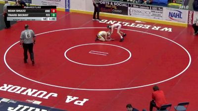 89 lbs Round Of 32 - Noah Shultz, Armstrong vs Travis Secrist, Peters Township