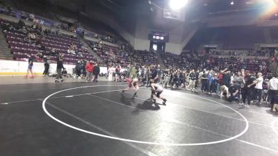 105 lbs Cons. Sub-quarters - Blake Bragg, Ellicott Metro District Thunderhawks Wrestling Club vs Eli Mirabella, Cheyenne Mountain Wrestling Club