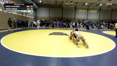 218 lbs Consi Of 16 #2 - Foley Calcagno, Immaculate Conception (IL) vs Brody Ismael, Delbarton (NJ)