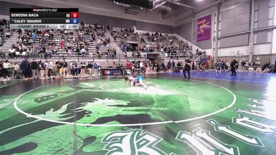 U20 Women - 53 lbs Champ. Round 2 - Sereena Baca, CA vs Caley Graber, MN