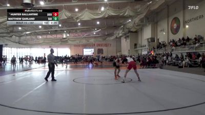 157 lbs Champ. Round 1 - Hunter Ballantine, Shenandoah University vs Matthew Garland, Randolph