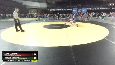 92 lbs 7th Place Match - Torben Sommer, Anacortes Hawkeyes Wrestling Club vs Adan Lohman, Mat Demon Wrestling Club