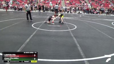 73 lbs Round 5 - Evan Stillwell, Trailhands vs Lawson Feil, Russell Wrestling Club