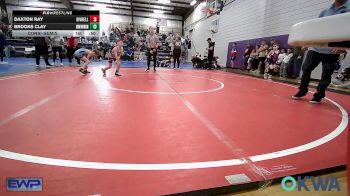 46-49 lbs Rr Rnd 5 - Wylie Orr, Caney Valley Wrestling vs Kanon Zappone, Barnsdall Youth Wrestling