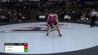 174 lbs Champ. Round 2 - Dillon Walker, Mercyhurst vs Alexander Holguin, Colorado Mesa