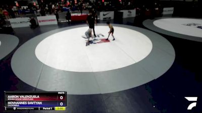 63 lbs Champ. Round 2 - Aaron Valenzuela, Rough House Wrestling vs Hovhannes Davtyan, California