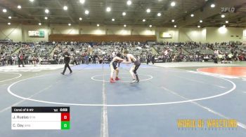 100 lbs Consi Of 8 #2 - Josiah Ruelas, Shafter Youth Wrestling vs Cash Day, AMA