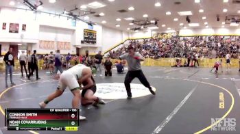 195 lbs Champ. Round 1 - Noah Covarrubias, Schurr vs Connor Smith, Trabuco Hills