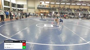 106 lbs Consi Of 16 #2 - Yandel Morales, Andover vs Matt Oliver, Nashua North