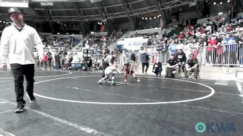 67 lbs Quarterfinal - Abraham Granger, Sperry Wrestling Club vs Zachary Montgomery, Berryhill Wrestling Club