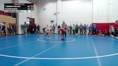 132 lbs Cons. Round 2 - Brendon Walker, Richmond Wrestling Club vs Cooper Martin, Angola