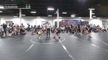 60 lbs Round 5 (6 Team) - Easton Vincente, Diamond State Inferno vs Eva Encarnacion, Bay Brawlers