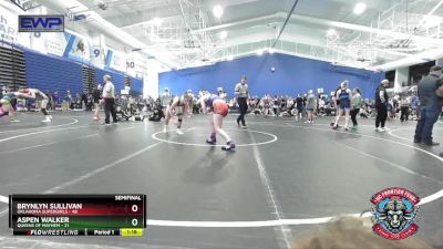 115 lbs Semis (4 Team) - Brynlyn Sullivan, Oklahoma Supergirls vs Aspen Walker, Queens Of Mayhem