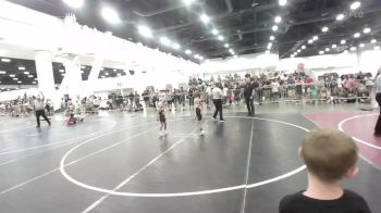 37 lbs Quarterfinal - Thomas Castaneda, No Team vs Kora Grant, Athlos Wrestling