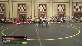 145 lbs Quarterfinals (8 Team) - Lee Faber, BlueWave E vs Antonio Cedeno, Rednose
