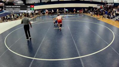 174 lbs Cons. Round 1 - Jacob Hachtman, King`s (pa) vs Maxwell Corral, Merchant Marine