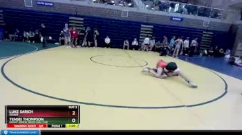 145 lbs 1st Place Match - Tensei Thompson, Knight Armor Wrestling Club vs Luke Sarich, Weiser