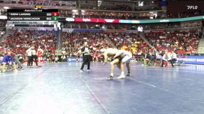 1A-190 lbs Cons. Semi - Jackson Verschoor, Woodbury Central vs Drew Lansing, Don Bosco