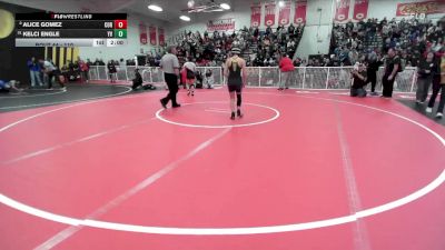 110 lbs Champ. Round 2 - Kelci Engle, Yucca Valley vs Alice Gomez, Corona