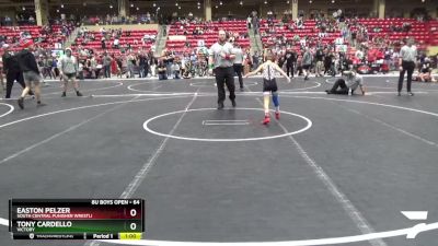 64 lbs Cons. Round 3 - Easton Pelzer, South Central Punisher Wrestli vs Tony Cardello, Victory