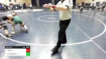 160 lbs Round Of 16 - Lucas Boe, Lake Highland Prep vs Jared Goldberg, St. Edward