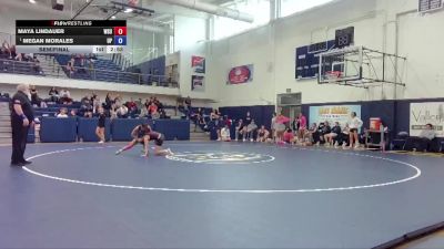 110 lbs Semifinal - Megan Morales, University Of Providence vs Maya Lindauer, Washington State University