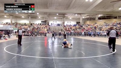 AA 120 lbs 3rd Place Match - Andrew Workman, Blackman High School vs Ryan Dietrick, Ravenwood High School